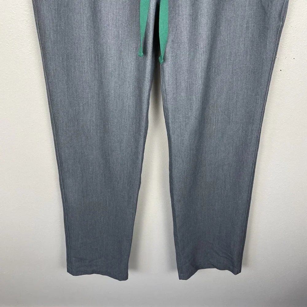 Figs Pisco Scrub Pants Mens XS Graphite Grey Elastic Waist Drawstring Pockets